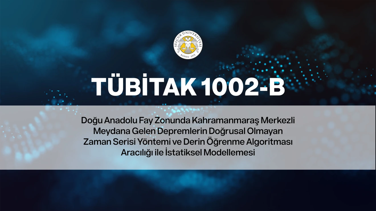 Doç. Dr. İyit'in projesi, TÜBİTAK tarafından kabul edildi